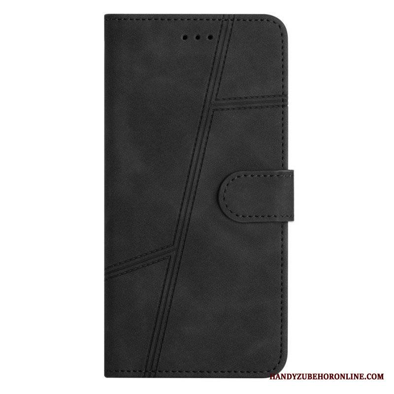 Etui Folio do Samsung Galaxy A53 5G z Łańcuch Linie Smyczy