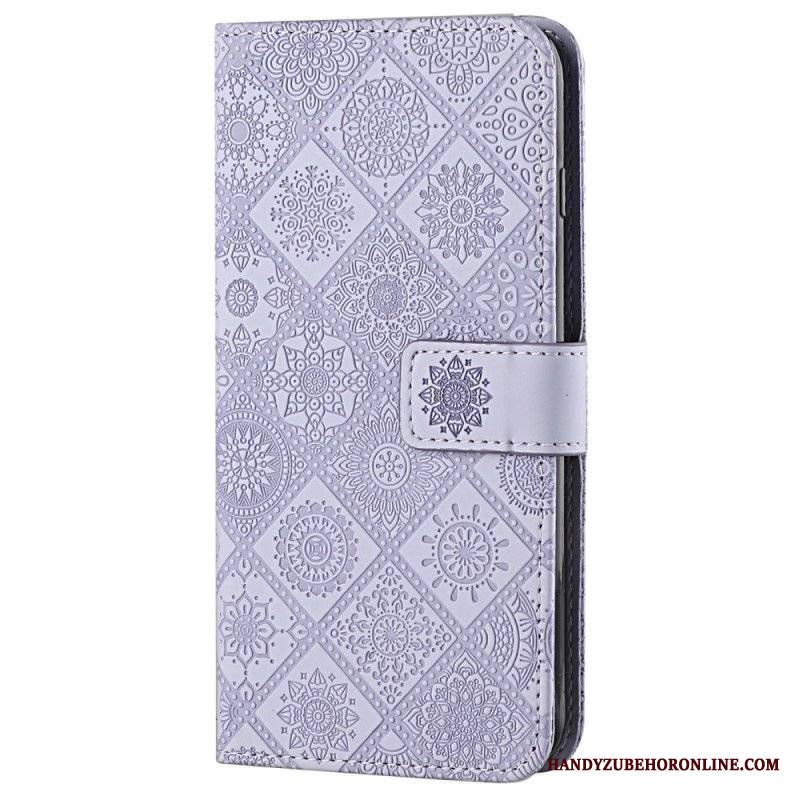 Etui Folio do Samsung Galaxy A54 5G Kwiatowe Wzory