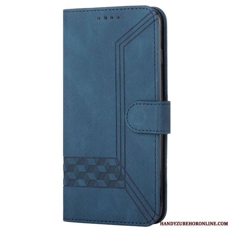 Etui Folio do Samsung Galaxy M12 / A12 Diamentowe Linie I Tekstura