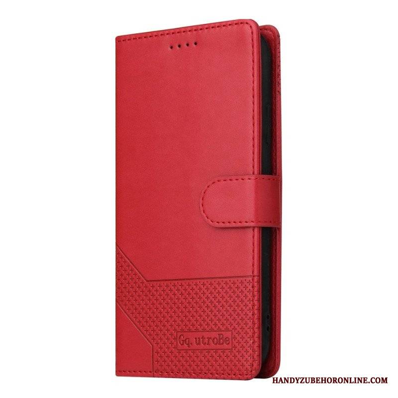 Etui Folio do Samsung Galaxy M12 / A12 Efekt Skóry Gq.utrobe