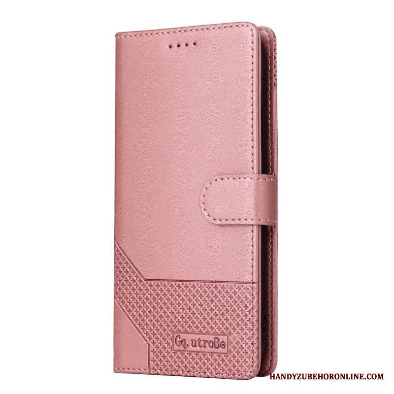 Etui Folio do Samsung Galaxy M12 / A12 Efekt Skóry Gq.utrobe