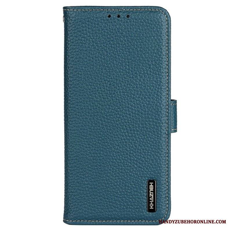 Etui Folio do Samsung Galaxy M13 Khazneh Skóra Liczi