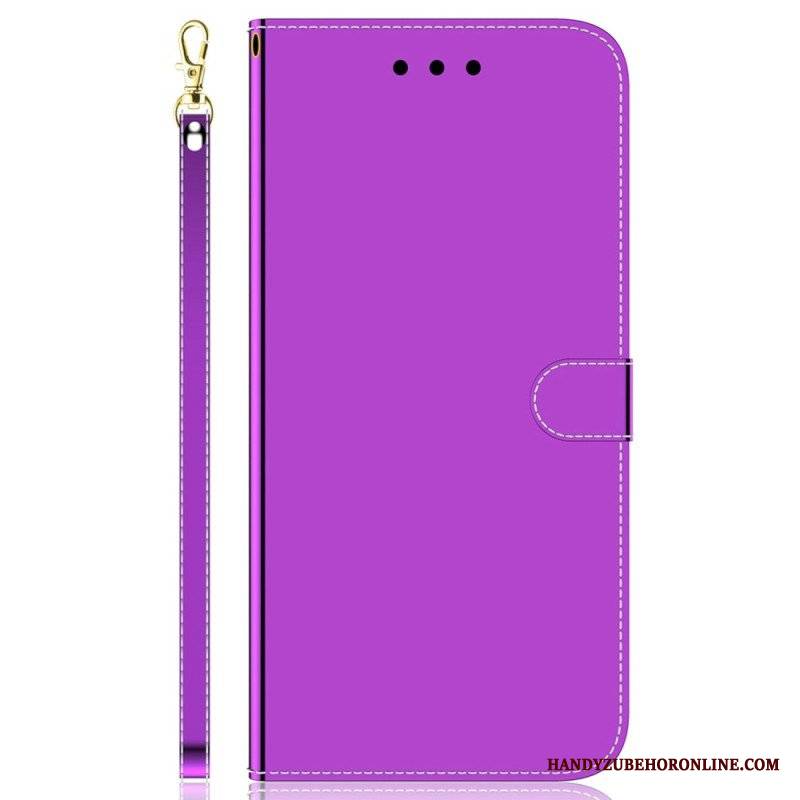 Etui Folio do Samsung Galaxy M13 Lustro I Smycz