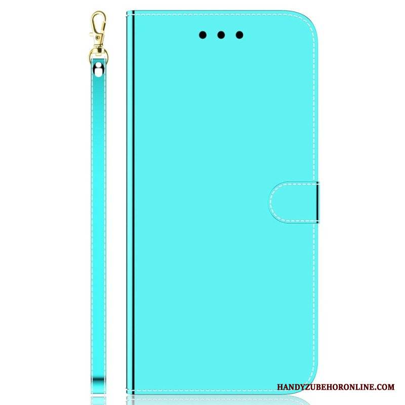 Etui Folio do Samsung Galaxy M13 Lustro I Smycz