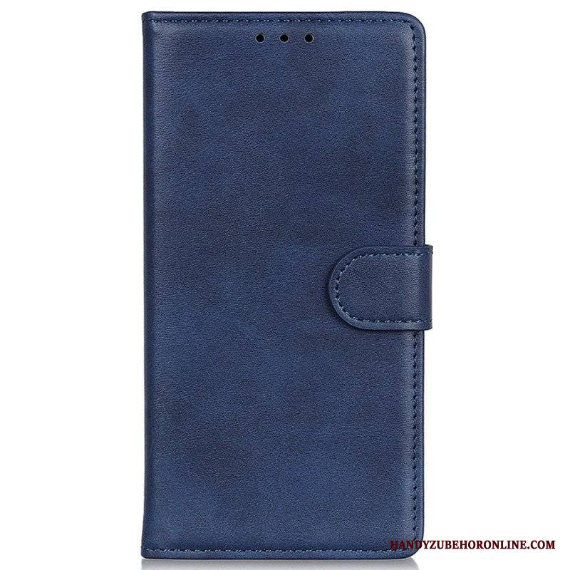 Etui Folio do Samsung Galaxy M13 Matowa Sztuczna Skóra