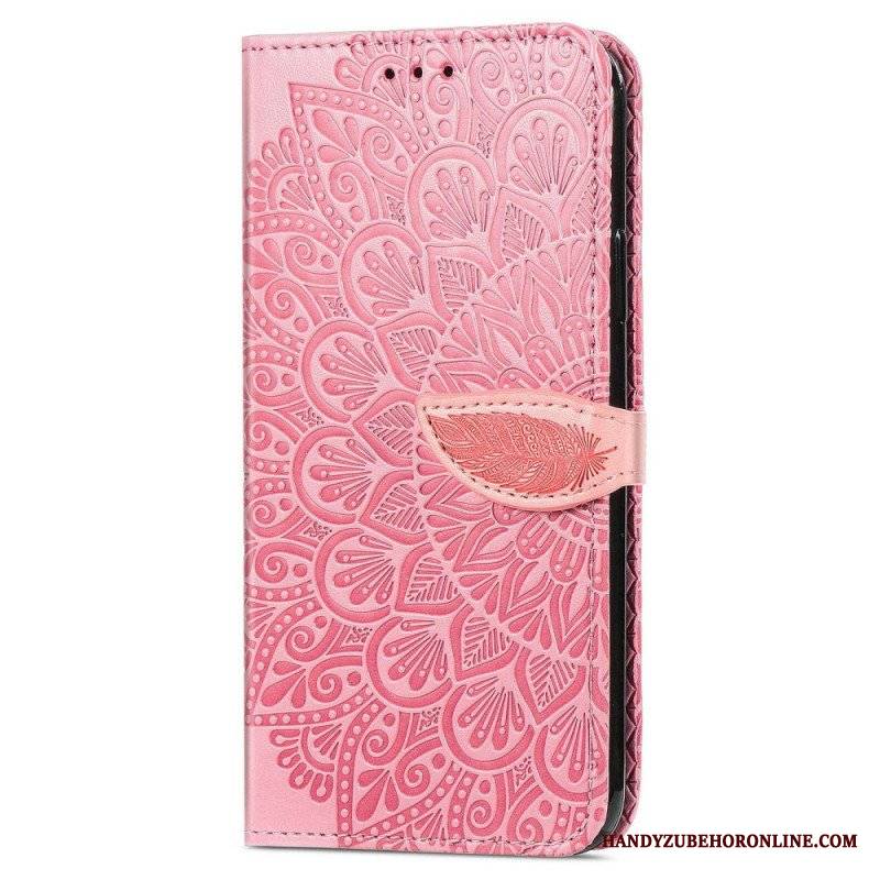 Etui Folio do Samsung Galaxy M13 Plemienne Liście