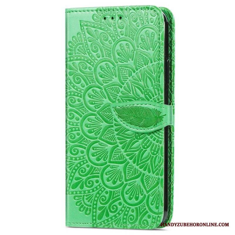 Etui Folio do Samsung Galaxy M13 Plemienne Liście