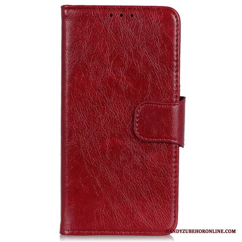 Etui Folio do Samsung Galaxy M13 Prawdziwa Skóra Nappa