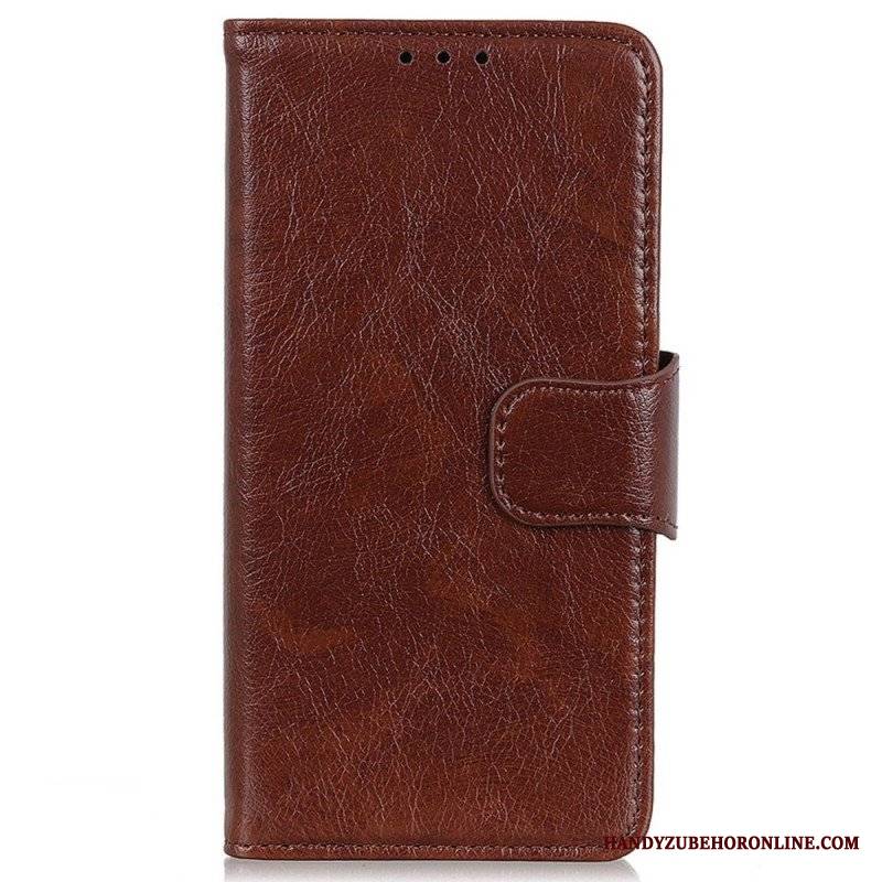 Etui Folio do Samsung Galaxy M13 Prawdziwa Skóra Nappa