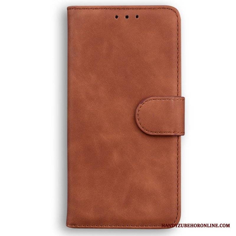 Etui Folio do Samsung Galaxy M13 Skórzany Efekt Couture