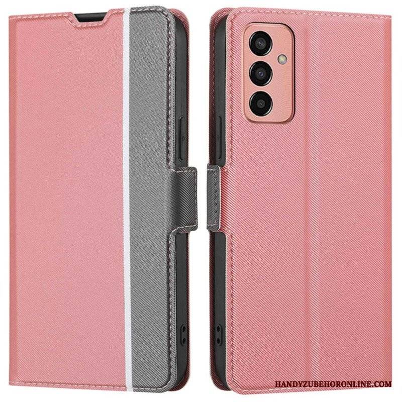 Etui Folio do Samsung Galaxy M13 Ultra Cienki Dwukolorowy