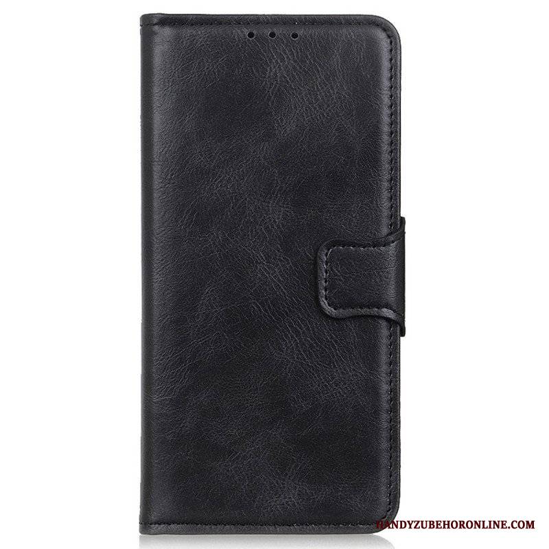 Etui Folio do Samsung Galaxy M23 5G Dwustronne Zapięcie Z Efektem Skóry