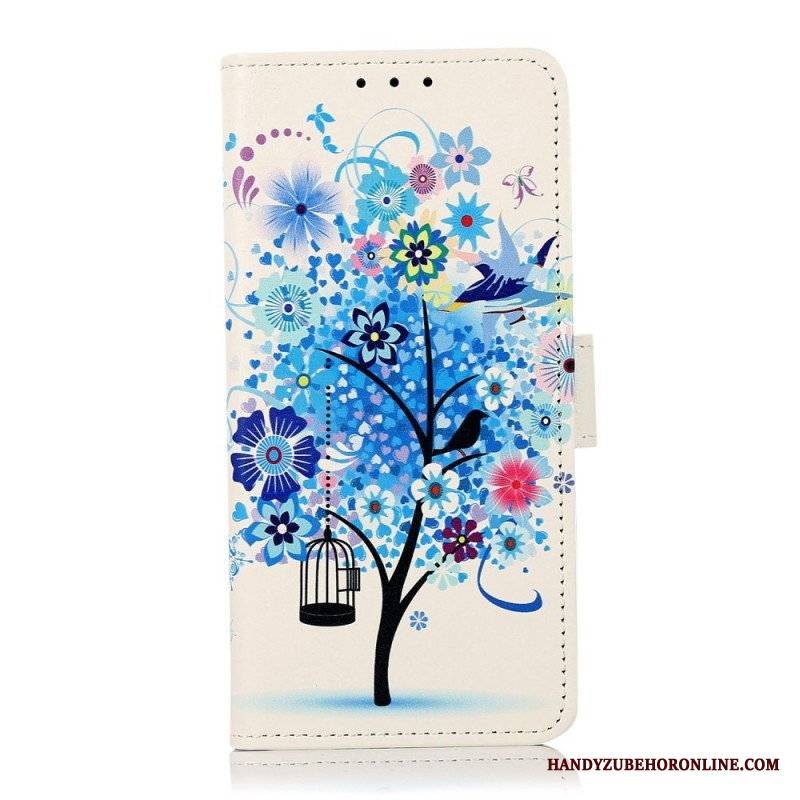 Etui Folio do Samsung Galaxy M23 5G Kwitnące Drzewo