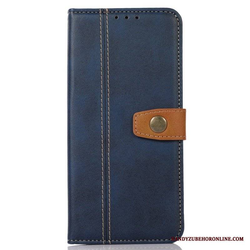 Etui Folio do Samsung Galaxy M23 5G Taśma Tapicerska