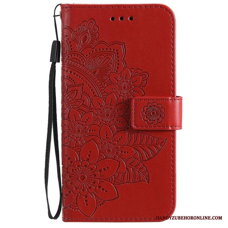 Etui Folio do Samsung Galaxy M32 Kwiatowa Mandala