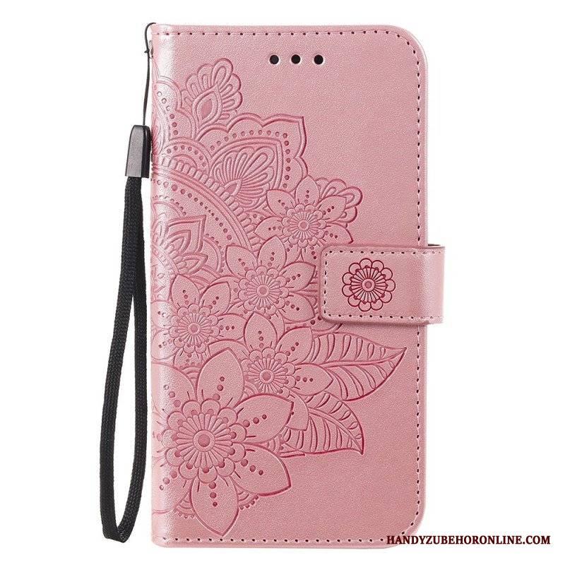 Etui Folio do Samsung Galaxy M32 Kwiatowa Mandala