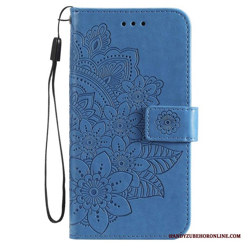 Etui Folio do Samsung Galaxy M32 Kwiatowa Mandala