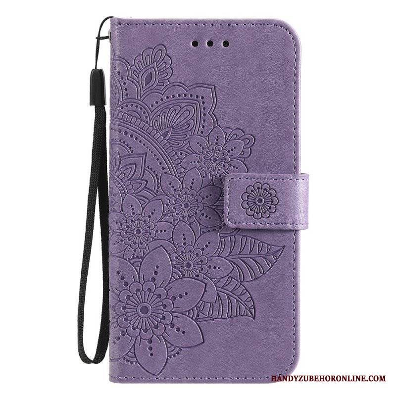 Etui Folio do Samsung Galaxy M32 Kwiatowa Mandala