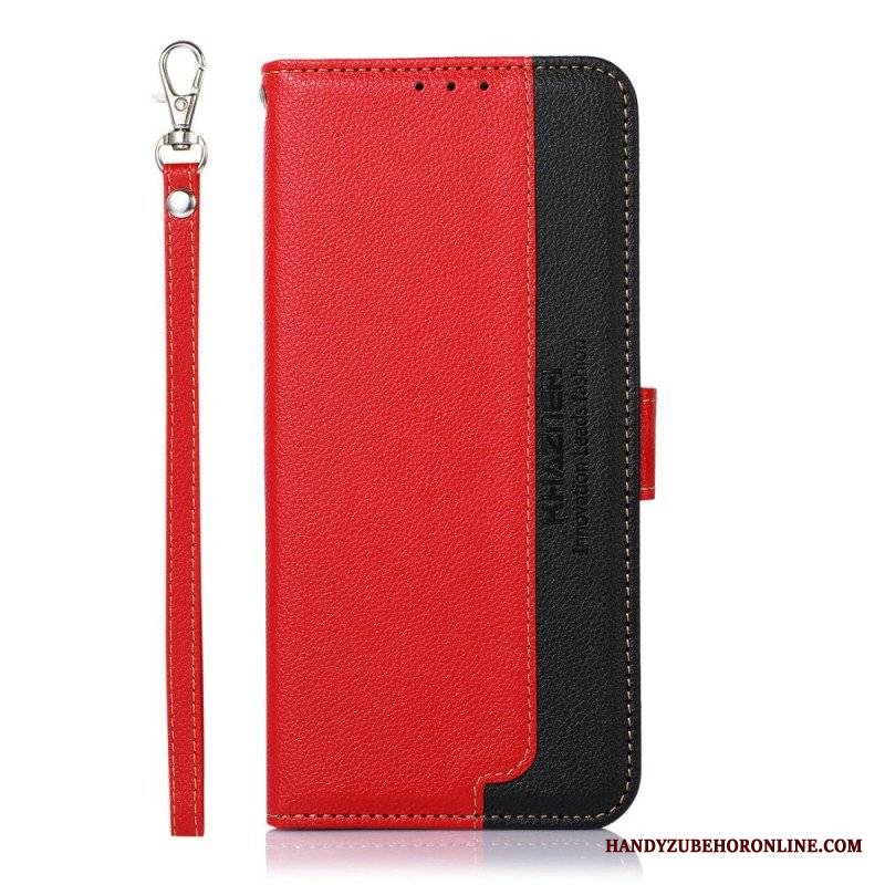 Etui Folio do Samsung Galaxy M32 Rfid Khazneh W Stylu Liczi