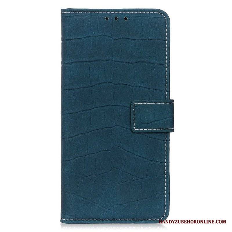 Etui Folio do Samsung Galaxy M33 5G Efekt Skóry Krokodyla