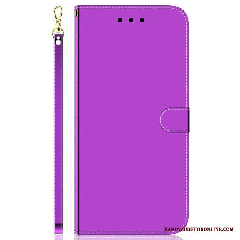 Etui Folio do Samsung Galaxy M33 5G Lustro I Smycz