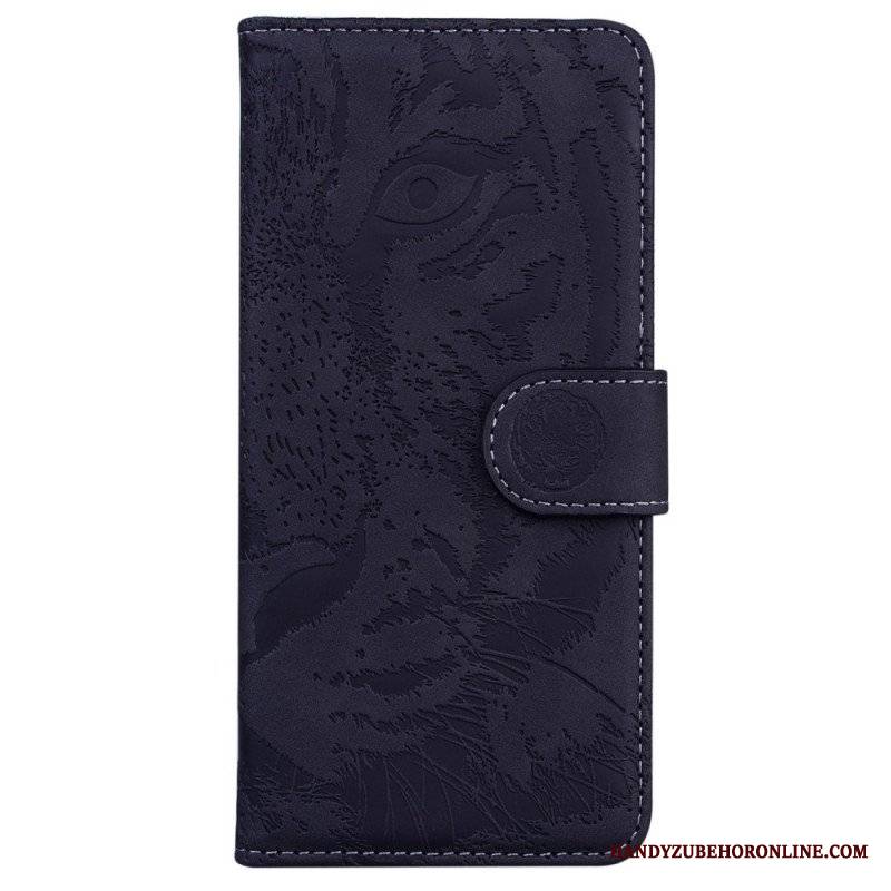 Etui Folio do Samsung Galaxy M33 5G Nadruk Tygrysa