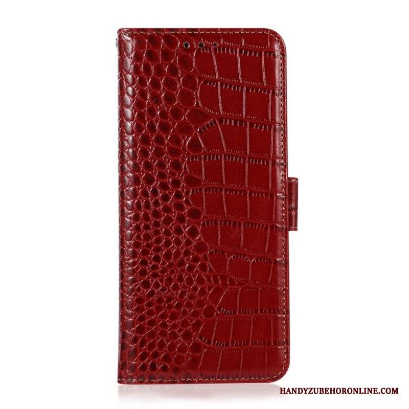 Etui Folio do Samsung Galaxy M33 5G Rfid W Stylu Krokodyla