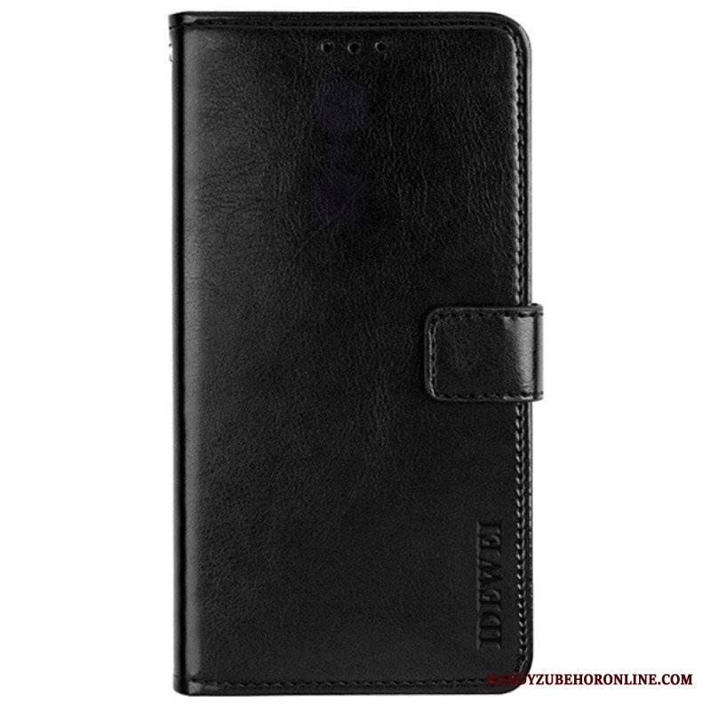 Etui Folio do Samsung Galaxy M52 5G Imitacja Skóry Idewei