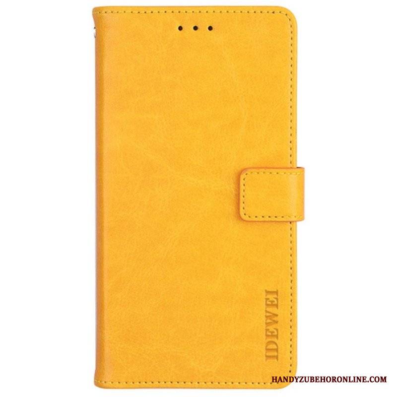 Etui Folio do Samsung Galaxy M52 5G Imitacja Skóry Idewei