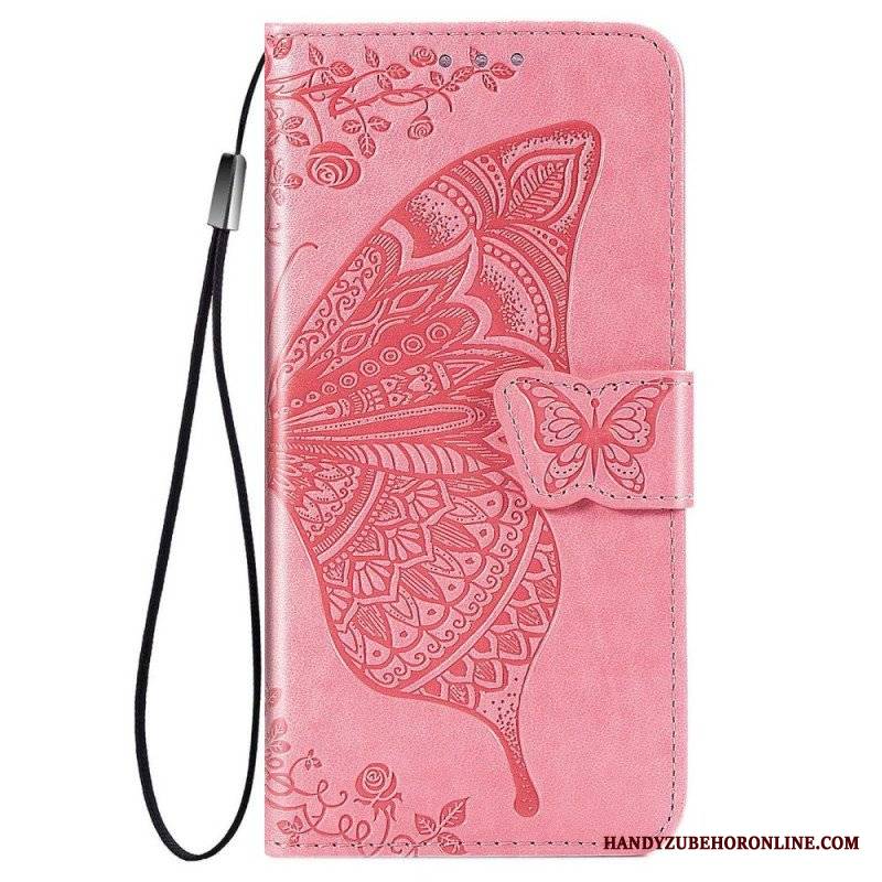 Etui Folio do Samsung Galaxy M53 5G Barokowy Motyl