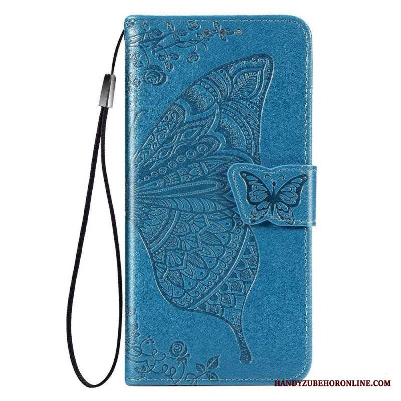 Etui Folio do Samsung Galaxy M53 5G Barokowy Motyl