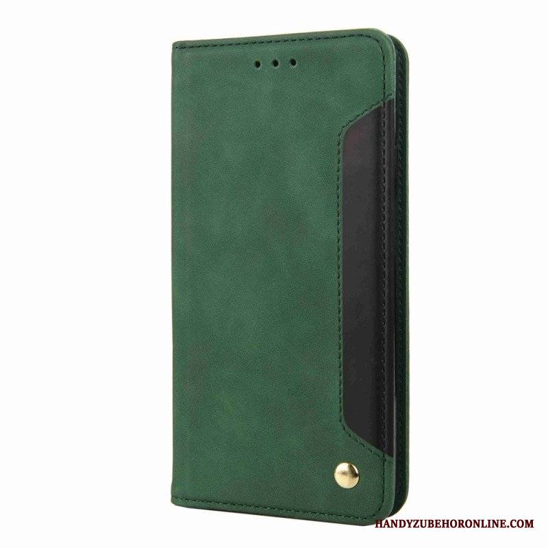 Etui Folio do Samsung Galaxy M53 5G Dwukolorowa Elegancja