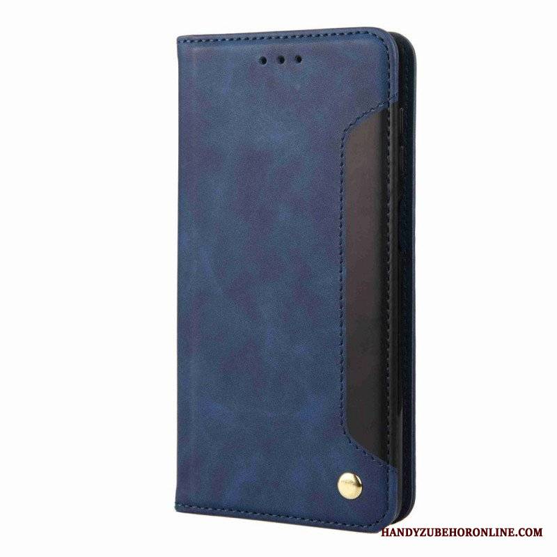 Etui Folio do Samsung Galaxy M53 5G Dwukolorowa Elegancja