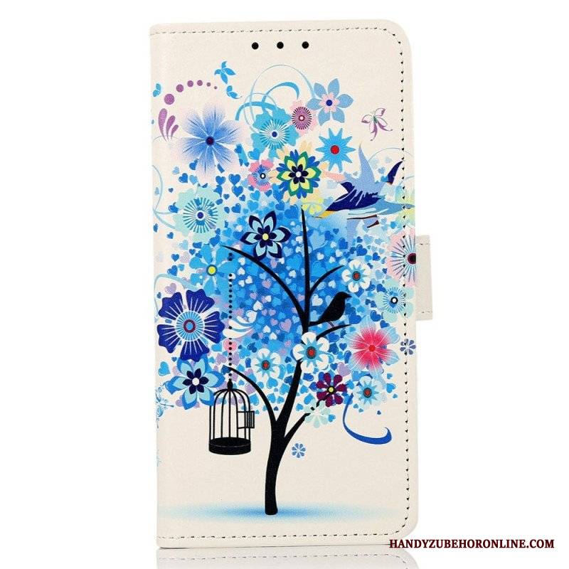 Etui Folio do Samsung Galaxy M53 5G Kwitnące Drzewo