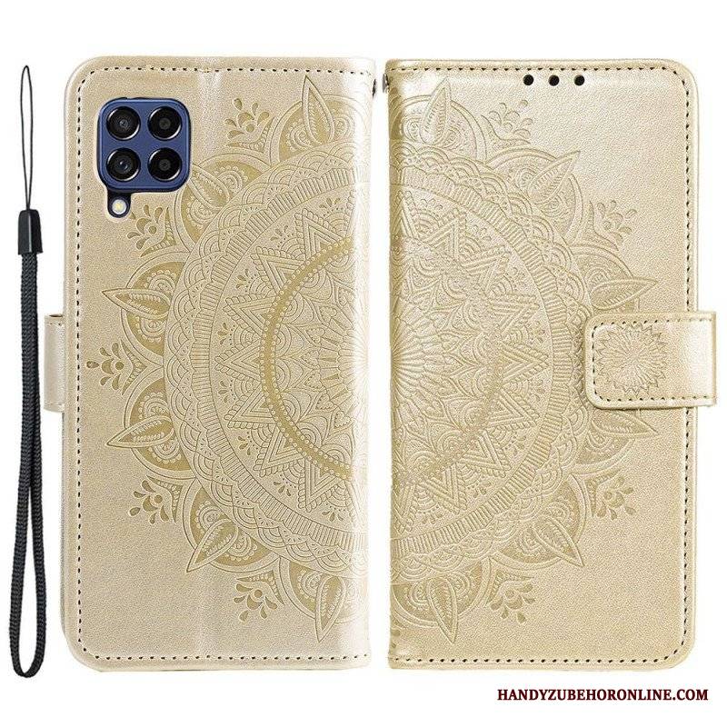 Etui Folio do Samsung Galaxy M53 5G Mandala Słońca