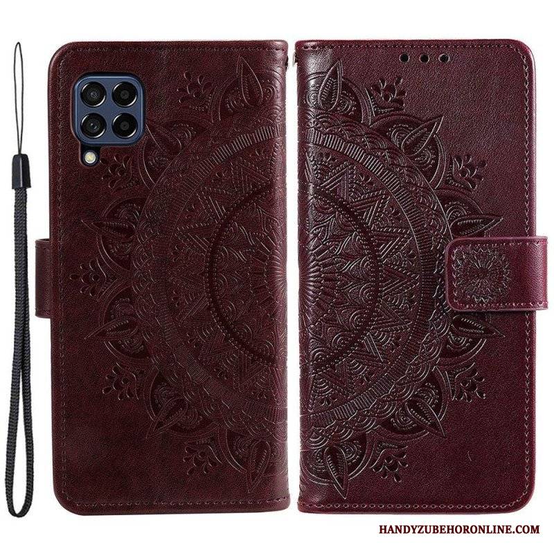 Etui Folio do Samsung Galaxy M53 5G Mandala Słońca