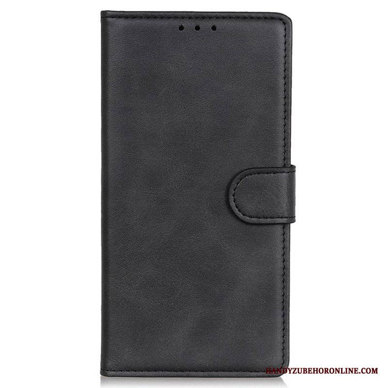 Etui Folio do Samsung Galaxy M53 5G Matowa Sztuczna Skóra