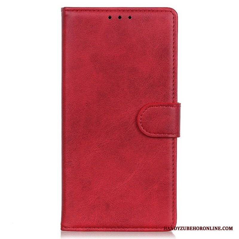 Etui Folio do Samsung Galaxy M53 5G Matowa Sztuczna Skóra