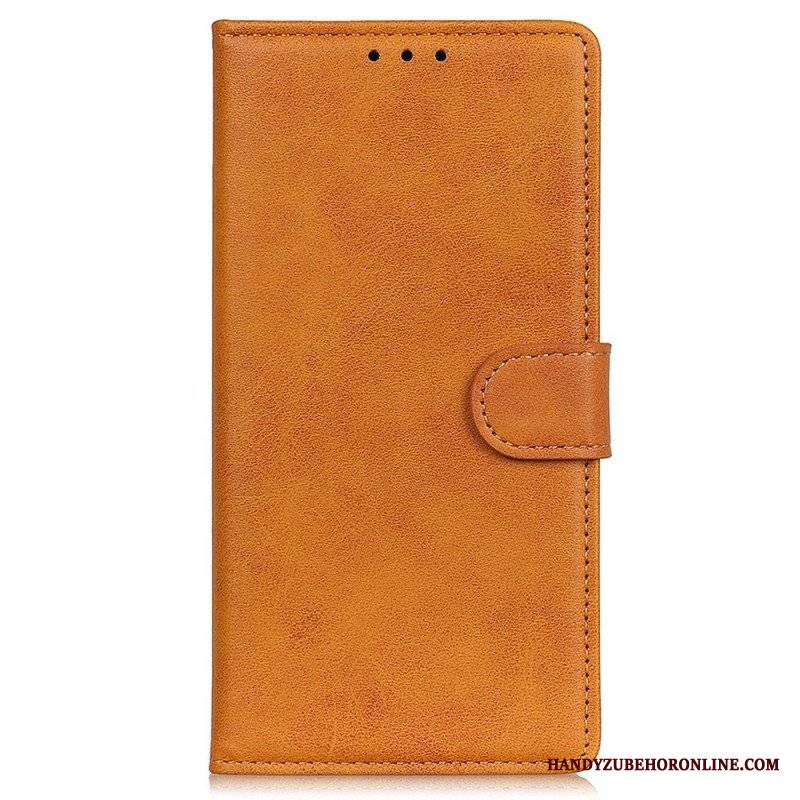 Etui Folio do Samsung Galaxy M53 5G Matowa Sztuczna Skóra