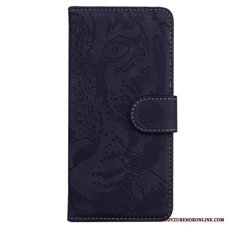 Etui Folio do Samsung Galaxy M53 5G Nadruk Tygrysa