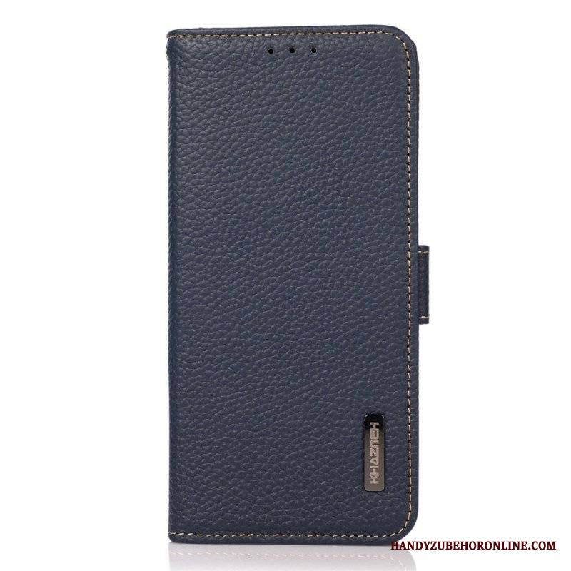 Etui Folio do Samsung Galaxy M53 5G Skóra Liczi Khazneh Rfid