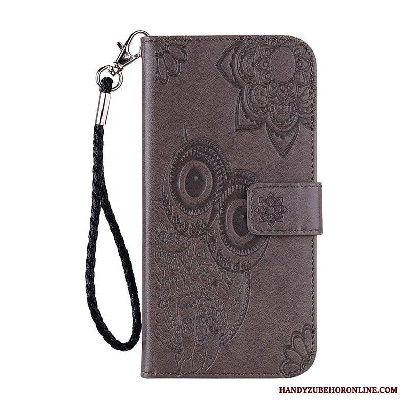 Etui Folio do Samsung Galaxy S21 5G Sowa Mandala I Smycz