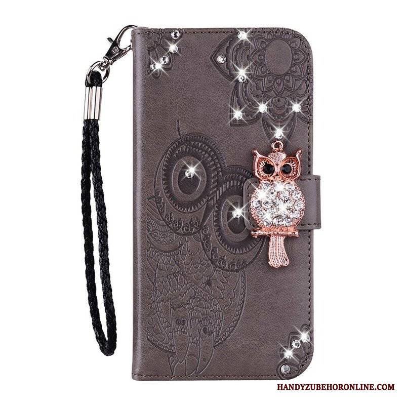 Etui Folio do Samsung Galaxy S21 5G Sowa Mandala I Urok