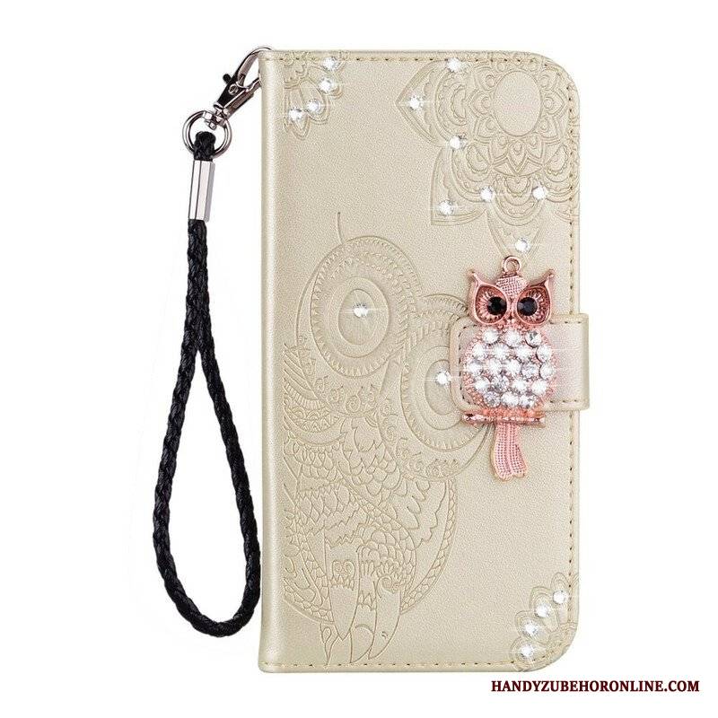 Etui Folio do Samsung Galaxy S21 5G Sowa Mandala I Urok