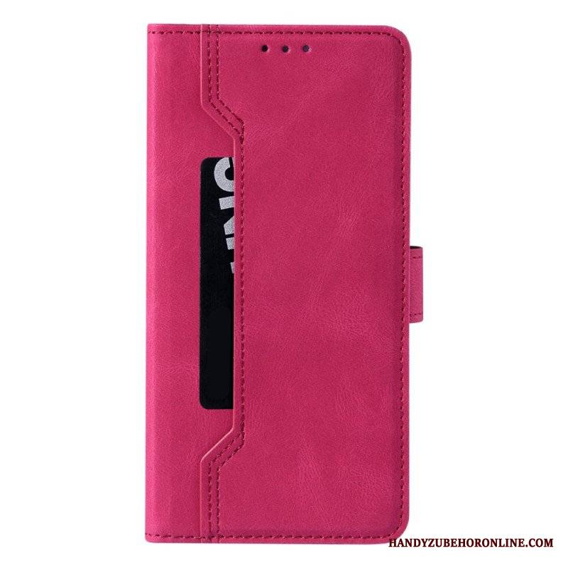 Etui Folio do Samsung Galaxy S22 Ultra 5G Posiadacz Karty Z Przodu