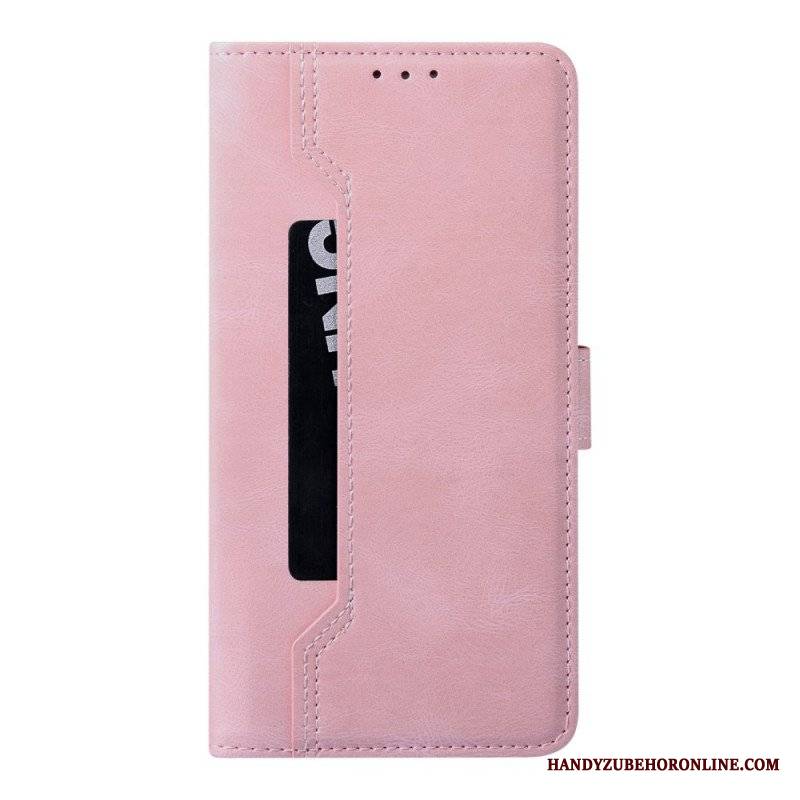 Etui Folio do Samsung Galaxy S22 Ultra 5G Posiadacz Karty Z Przodu