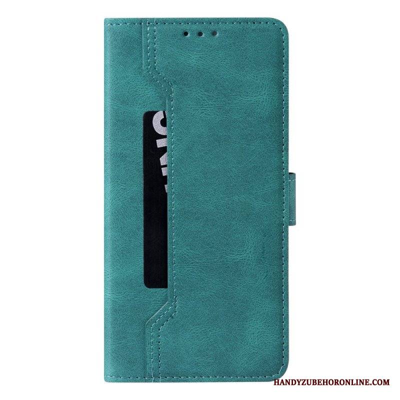 Etui Folio do Samsung Galaxy S22 Ultra 5G Posiadacz Karty Z Przodu