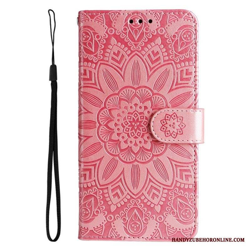 Etui Folio do Samsung Galaxy S23 5G Mandala Sun Ze Smyczą