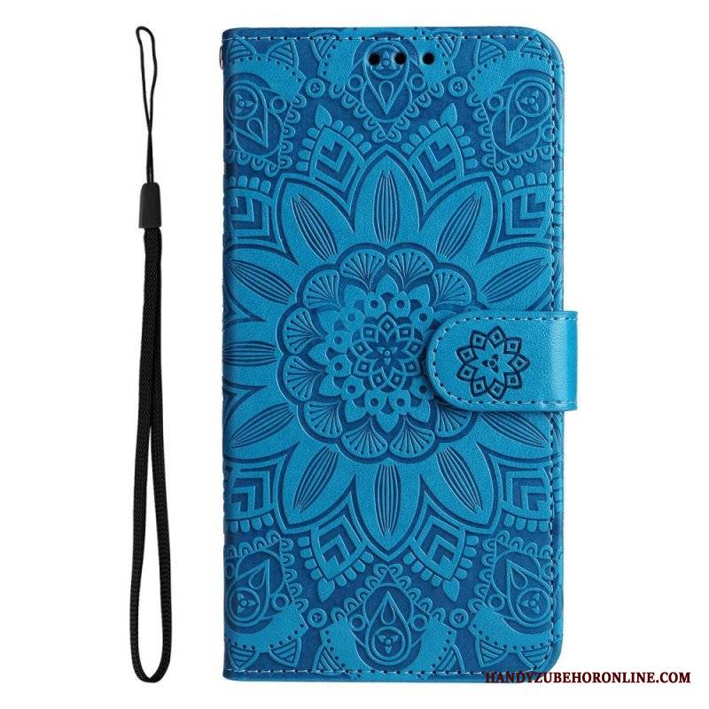 Etui Folio do Samsung Galaxy S23 5G Mandala Sun Ze Smyczą