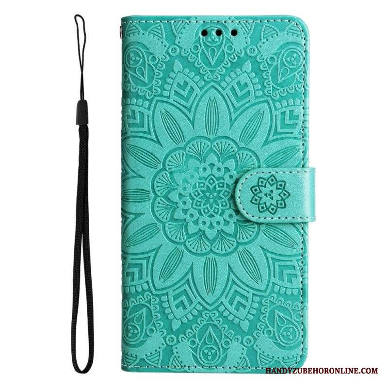 Etui Folio do Samsung Galaxy S23 5G Mandala Sun Ze Smyczą